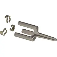 Hellermanntyton TPPexpand3.3_Prong Reservdorn Silver Metall Innehåll: 1 st