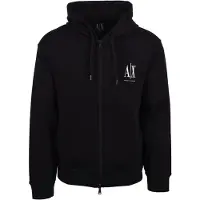 Armani Exchange Sweatjacka svart / vit