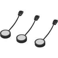 Ledvance Undercabinet Spot Puck 65mm 3 x 3W 830 Black LED-belysning infälld LED 3.00 W Varmvit Svart