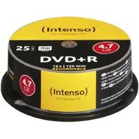Intenso 4111154 DVD+R 4.7 GB 25 st Spindel
