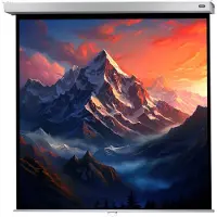 Celexon 1090776 Projektorduk Manuell 180 x 180 cm Bild - Format: 1:1