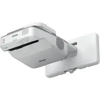 Epson EB-685Wi - 3LCD-projektor - 3500 lumen (vit) - 3500 lumen (färg) - WXGA (1280 x 800) - 16:10 - 720p - LAN - grå, vit