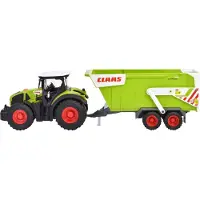 Dickie Toys Traktor - CLAAS Traktor m. Trailer - Ljus/Ljud - - One Size - Bil