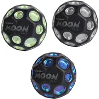 Waboba Dark Side of the Moon, 6,3 cm, Blandade färger, Svart