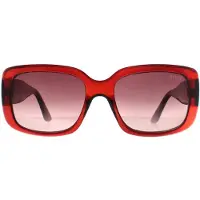 GUESS Butterfly Dam Transparent Röd Brun Gradient GF6167