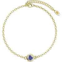 MYC Paris Birth Stone Armband - Guld och Lila