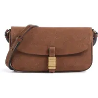 Pinko Axelremsväskor SADDLE FLAT SUEDE kvinnor - Brun - One size