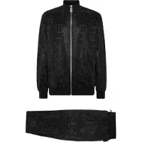 Philipp Plein Träningsoverall: Topp och byxor Monogram
