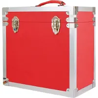 Ginza.se Red: LP Record Storage Carry Case Red