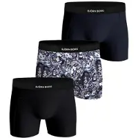 Björn Borg Organic Cotton Stretch Boxers 3-pack Svart, S