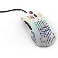 Glorious Model D - Matte White - Gamingmus - Optic - 6 knappar - Vit med RGB ljus