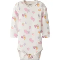 Name it Body l/ä - Bomull/Modal - NbfDelilah - Carinaria/AOP - - 56 - Body L/Ä