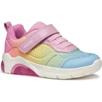 Geox Blinkande Skor - J Fadinlight - Rosa/Multicolour - - 30 - Blinkande skor