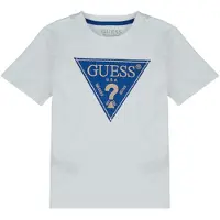 GUESS T-shirts med korta ärmar ORGANIC COTTON JERSEY pojkar - Vit - 8 ans