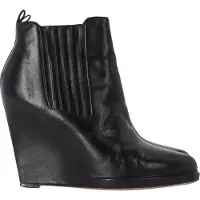Givenchy kilboots i svart läder