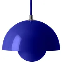 &tradition Taklampa &Tradition, Flowerpot VP10, dimbara, Blå, Vardagsrum, Metall, Design