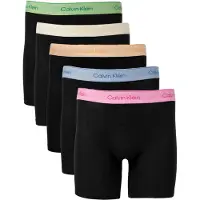 Calvin Klein 5 Pack Boxer Briefs Icon Cotton Stretch Pride