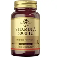 Solgar , Torrt Vitamin A, 1 500 mcg (5 000 IU), 100 tabletter