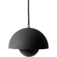 &tradition Taklampa &Tradition, Flowerpot VP10, dimbara, Svart, Vardagsrum, Metall, Design