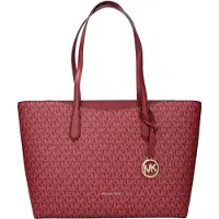 Michael Kors Röd Tyg Axelväska