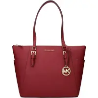 Michael Kors Röd Läder Axelväska