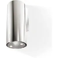 Faber Cylindra 2 EV8 2EL XH890 - Kåpa - skorsten - bredd: 37 cm - djup: 37 cm - med intern/extern motor - rostfritt stål