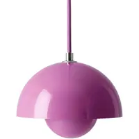 &tradition Taklampa &Tradition, Flowerpot VP10, dimbara, Rosa / ljusröd, Vardagsrum, Metall, Design