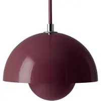 &tradition Taklampa &Tradition, Flowerpot VP10, dimbara, Violett, Vardagsrum, Metall, Design