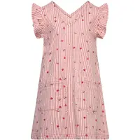 Hust and Claire Klänning - HcKaroline Stripes - Sorbet - - 8 år (128) - Klänning