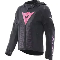Dainese Super Sprint Air Tex dam Textiljacka (IT50) Svart/Rosa/Lila 44 Damer sort
