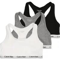 Calvin Klein 3 Pack Girls Bralettes Icon Cotton Stretch