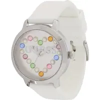GUESS Analog klocka silver / vit