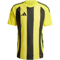 Adidas Matchtröja Striped 24 - Gul/Svart, storlek XX-Large
