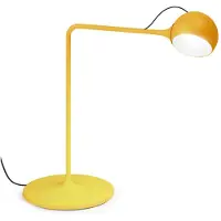 Artemide Bordslampa , Ixa, dimbara, Gul, Vardagsrum, Metall, Design