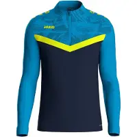 Jako Sport sweatshirt blå / nattblå / limone