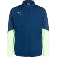 Puma Sportjacka 'Individual' mörkblå / grå / mint