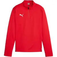 Puma Träningströja teamGOAL 1/4 Blixtlås - Röd/Vit Barn, storlek 164 cm