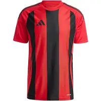 Adidas Matchtröja Striped 24 - Röd/Svart, storlek X-Large