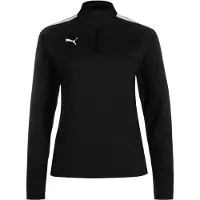 Puma Sport sweatshirt 'TeamLiga' svart / vit