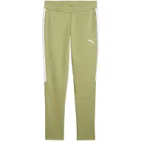 Puma Sportbyxa 'TeamEVOSTRIPE' oliv / vit