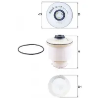 MAHLE ORIGINAL Bränslefilter KX573D