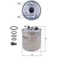 MAHLE ORIGINAL Bränslefilter KL 490D