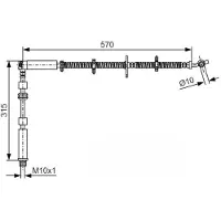 Bosch Bromsslang 1 987 481 A63