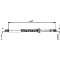 Bosch Bromsslang 1 987 481 711