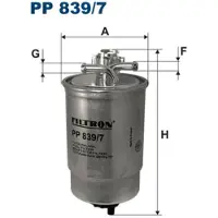 FILTRON Bränslefilter PP839/7