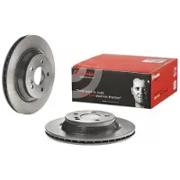 Brembo Bromsskiva 09C94111 bak, ventilerad, höggradigt förkolnad, 1 Stycke
