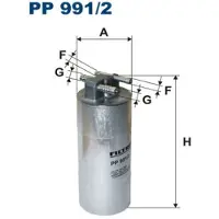FILTRON Bränslefilter PP991/2