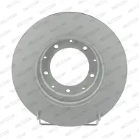 FERODO Bromsskivor DDF283C bak, full, 2 Stycke