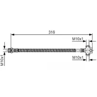 Bosch Bromsslang 1 987 481 A65