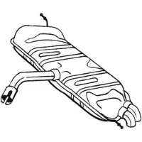 Bosal Ljuddämpare 233-135